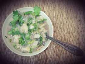 Bánh đa với cháo